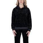 Armani Exchange Black Polyester Hoody AR-14710700009-IT40|S