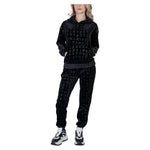 Armani Exchange Black Polyester Hoody AR-14710700009-IT40|S