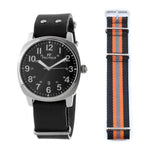 Folli Follie Black Leather Watch