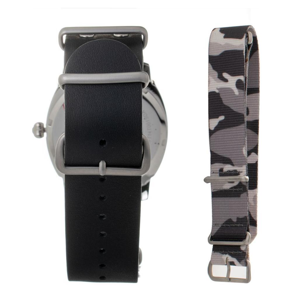 Folli Follie Black Leather Watch