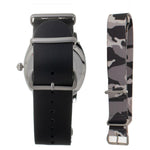 Folli Follie Black Leather Watch