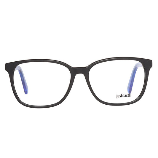 Just Cavalli Black Plastic Frames, unisex glasses JC0685-002-54, black color, lens width 54mm, bridge 15mm, temple 145mm.