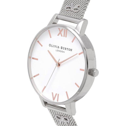 Olivia Burton Silver Stainless Steel Watch