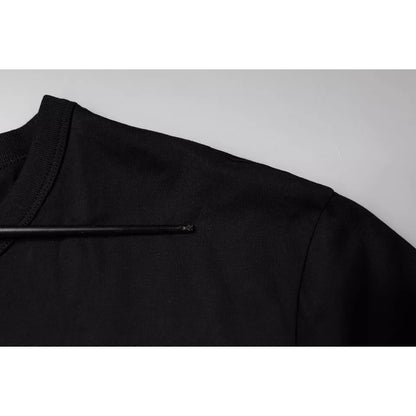 Dolce & Gabbana Black Cotton Shorts Sleeves Crewneck T-shirt