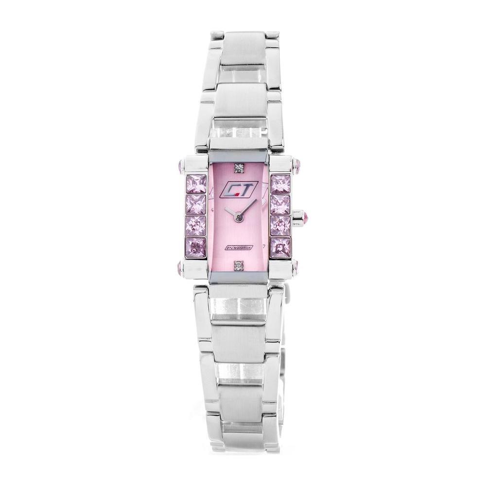 Chronotech Silver Stainless Steel Watch