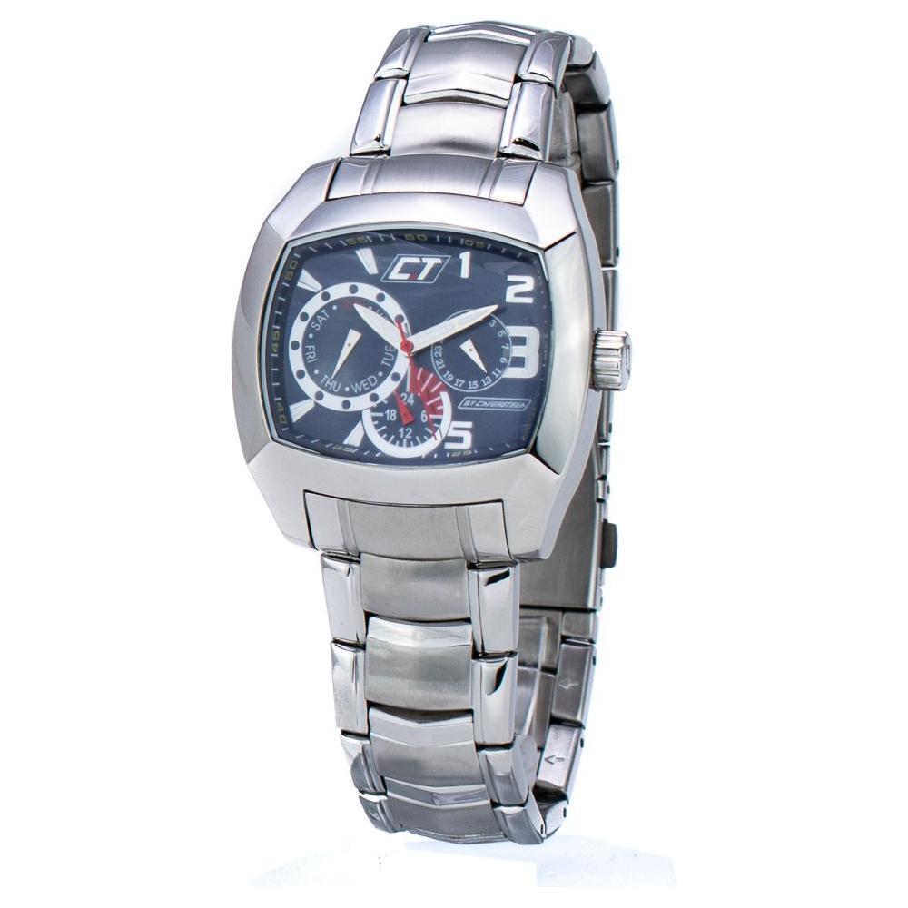 Chronotech Silver Stainless Steel Watch