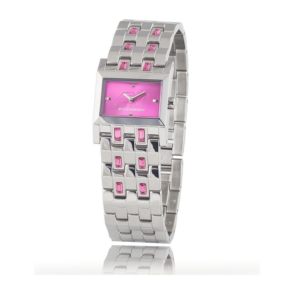 Chronotech Silver Stainless Steel Watch