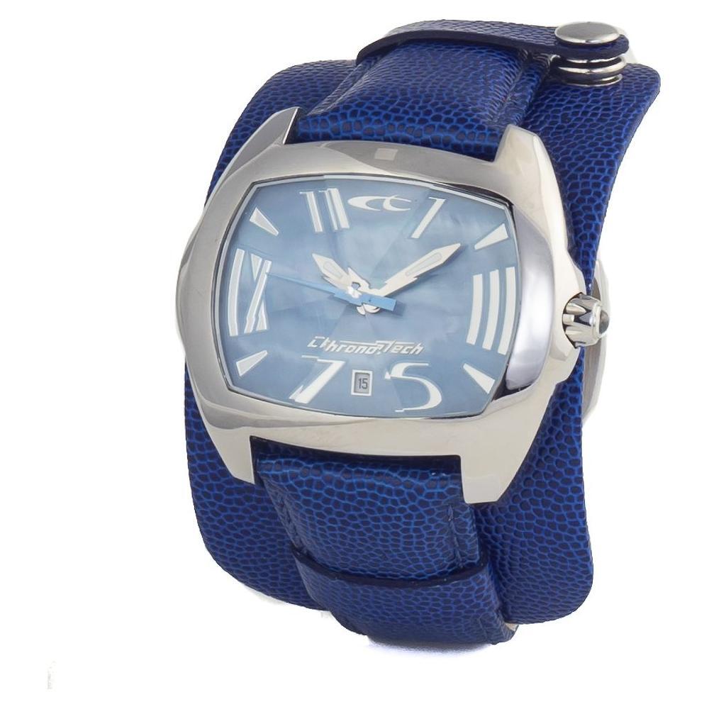 Chronotech Silver Stainless Steel Watch