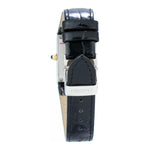 Chronotech Black Leather Watch