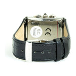 Chronotech Black Leather Watch