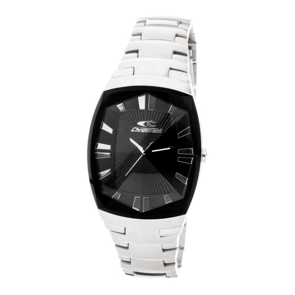 Chronotech Silver Stainless Steel Watch