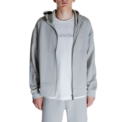 Calvin Klein Gray Cotton Hoody