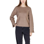 Vila Clothes Gray Viscose Sportswear VI-15571500147-IT42|M