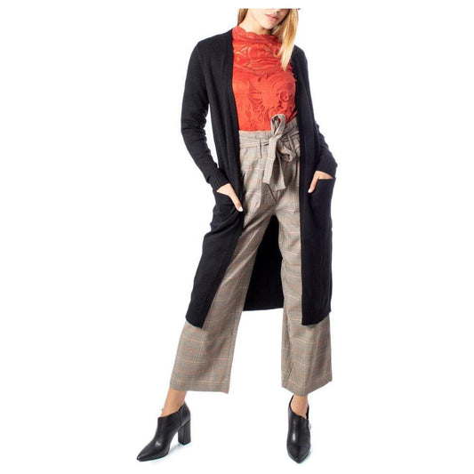 Vila Clothes Black Viscose Cardigan VI-2809200009-IT42|M