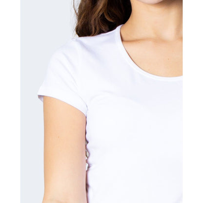 Only White Cotton T-Shirt 1728,71956299936,Clothing,IT38|XS,IT40|S,IT42|M,IT44|L,New with tags,Only,T-Shirts - Clothing,White,Women,XL