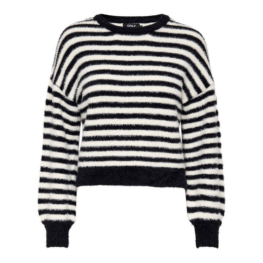 Only Black And White Marabou Sportswear ON-9121702438-IT42|M