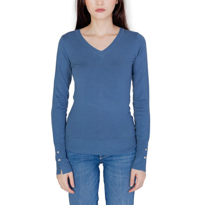 Guess Blue Cotton Sweatshirt