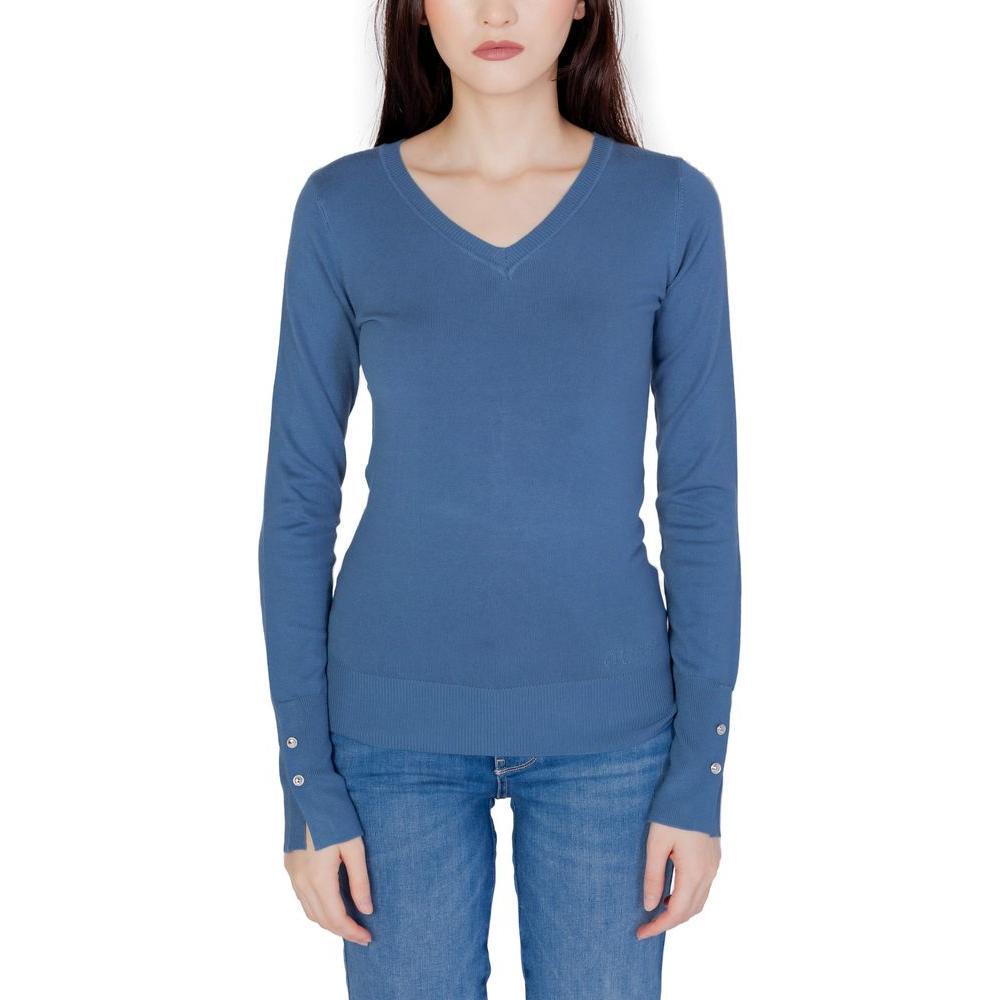 Guess Blue Cotton Sportswear GU-11479800375-IT40|S