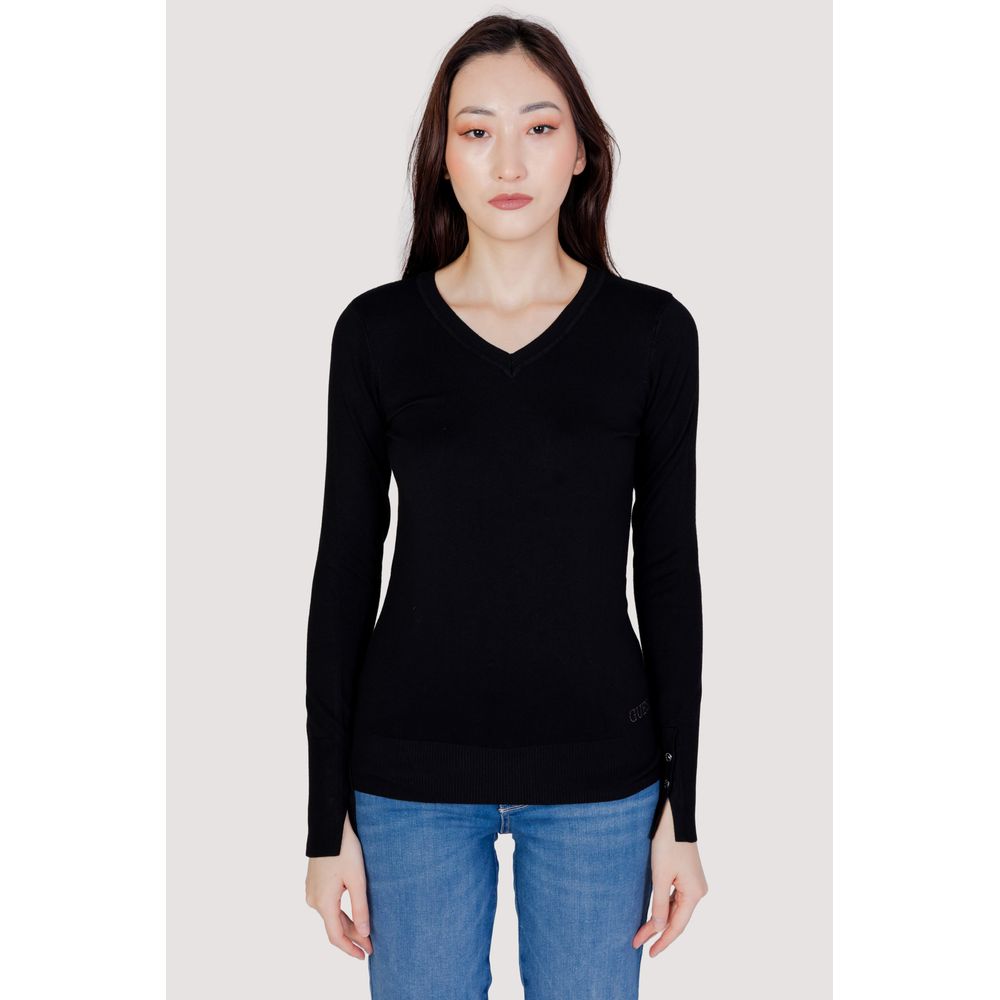 Guess Black Cotton Sweatshirt