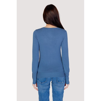Guess Blue Cotton Sweatshirt