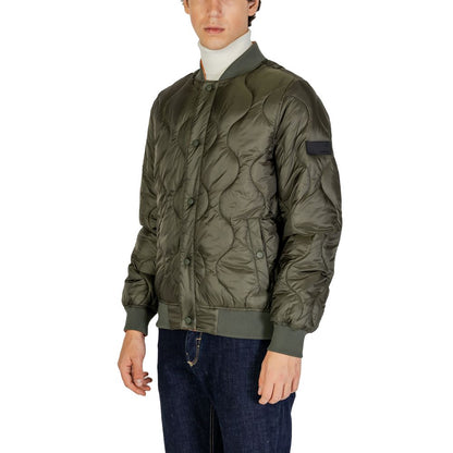 Gianni Lupo Green Polyamide Bomber