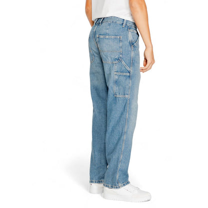 Jack Jones Blue Cotton Relaxed Fit Jean