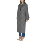 Vila Clothes Black Polyester Coat