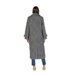 Vila Clothes Black Polyester Coat