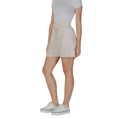 B.Young Beige Cotton Shorts