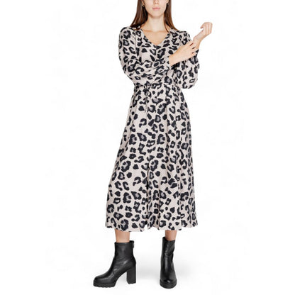 Jacqueline De Yong Gray Viscose Long Dress 1728,71956299936,Clothing,Dresses - Clothing,Gray,IT40|S,IT42|M,IT44|L,Jacqueline De Yong,Long - Dresses - Clothing,New with tags,Women,XL