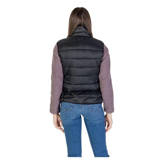 B.Young Black Nylon Sleveless Jacket BY-15713000009-IT40|S