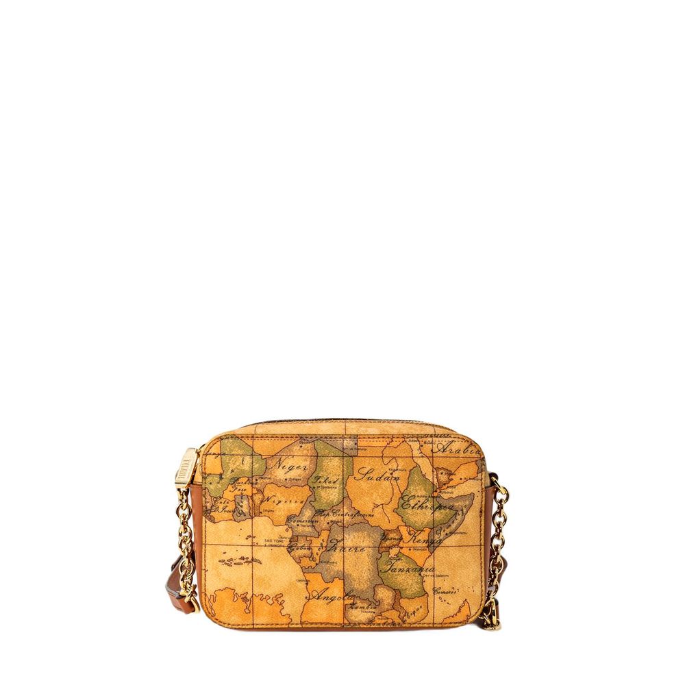 Front view with bag zipped and handles upright.