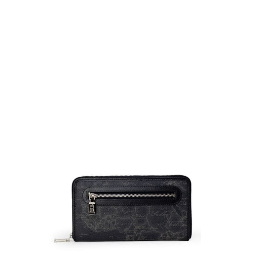 Alviero Martini Prima Classe Black Leather Wallet ALMAPRCL-9889600009