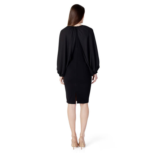 Rinascimento Black Polyester Long RI-11296600009-IT40|S