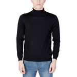 Alviero Martini Prima Classe Black Viscose Turtleneck AL-13068700009-IT46 | M