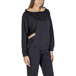 Alviero Martini Prima Classe Black Cotton Hoody AL-14625700009-IT48 | XL