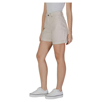 B.Young Beige Cotton Shorts