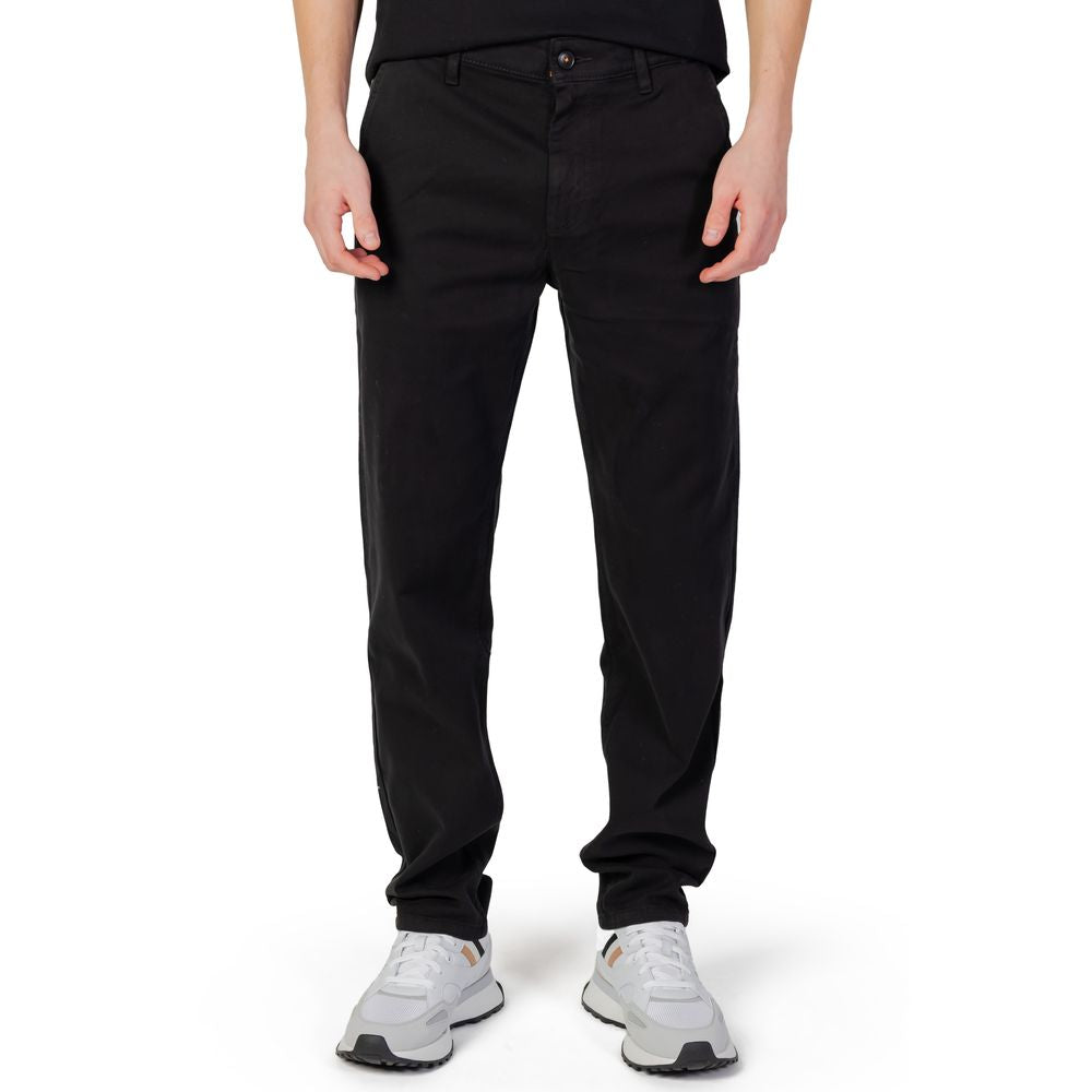 Hugo Boss Black Cotton Pant BO-13174500009-W29 | L32