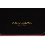 Dolce & Gabbana Pink Leather Heart Phone Cover