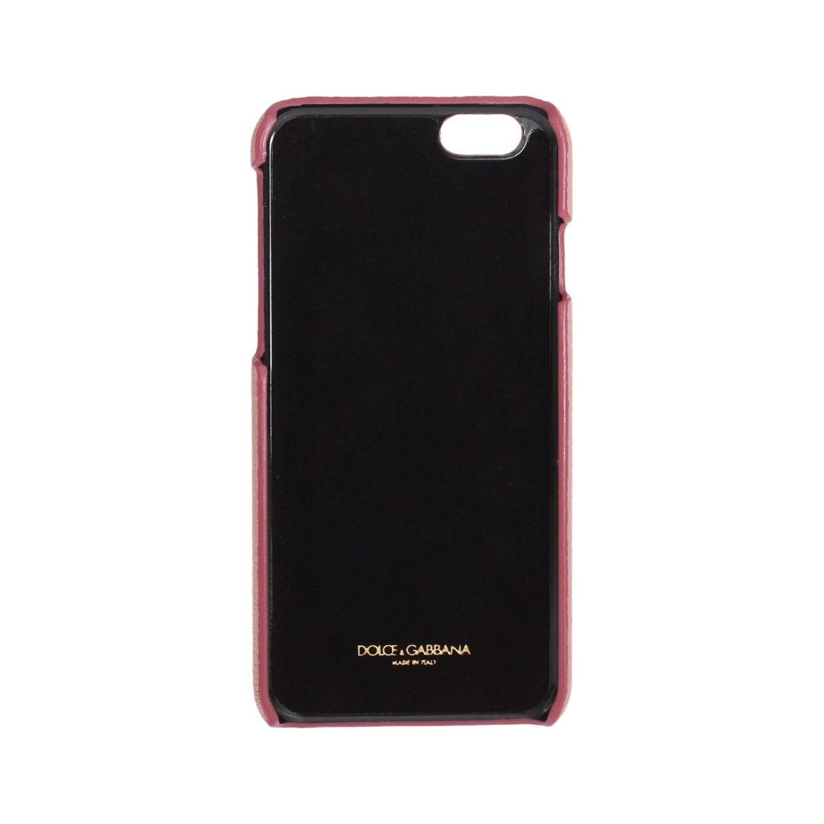 别致的粉色皮革水晶 iPhone 手机壳