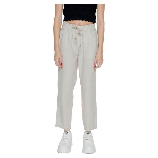 Street One Beige Linen Pant