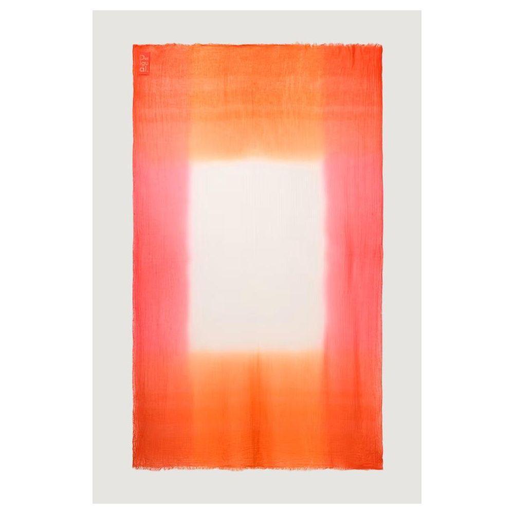 Desigual Orange Polyester Scarf DE-10330600125-ONE SIZE