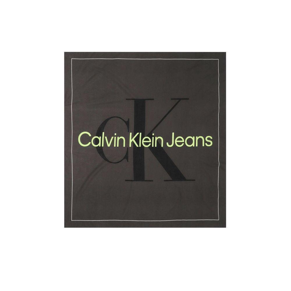 Calvin Klein Jeans Black Organic Cotton Scarf CA-13338300009-ONE SIZE