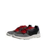 Dolce & Gabbana Multicolor Leather Suede Low Top Sneakers Shoes