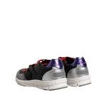 Dolce & Gabbana Multicolor Leather Suede Low Top Sneakers Shoes