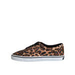 Dolce & Gabbana Brown Leopard Logo Print Cotton Sneakers Shoes