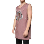 Dolce & Gabbana Brown Cotton Round Neck Sleeveless T-shirt TSH87314-48