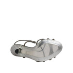 Dolce & Gabbana Silver Crystal Slingback KEIRA Sandals Shoes