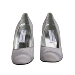 Dolce & Gabbana Gray Suede Leather High Heel Pumps Shoes LA12110-40
