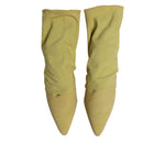 Dolce & Gabbana Green Sock Style Heels Ankle Boots Shoes LA12229-39